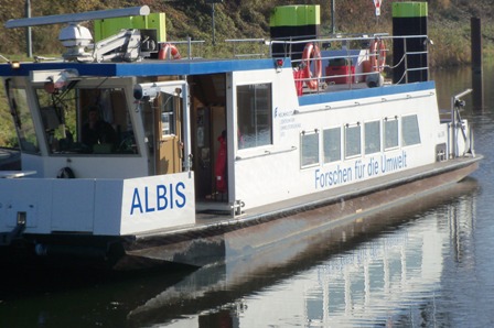Forschungsschiff "Albis" des UFZ