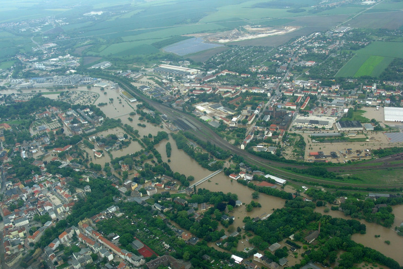 Hochwasser 2013 Weiße Elster - Zeitz