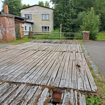 Brückenbauwerk (Bestand), Blick in Fließrichtung Selke